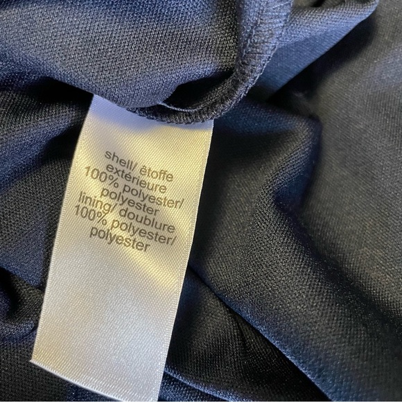 Maurices Navy Blue Pleated Halter Dress Women’s Small - Picture 8 of 9